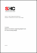 T.41.B.4: Needs of architects regarding digital tools for solar building design